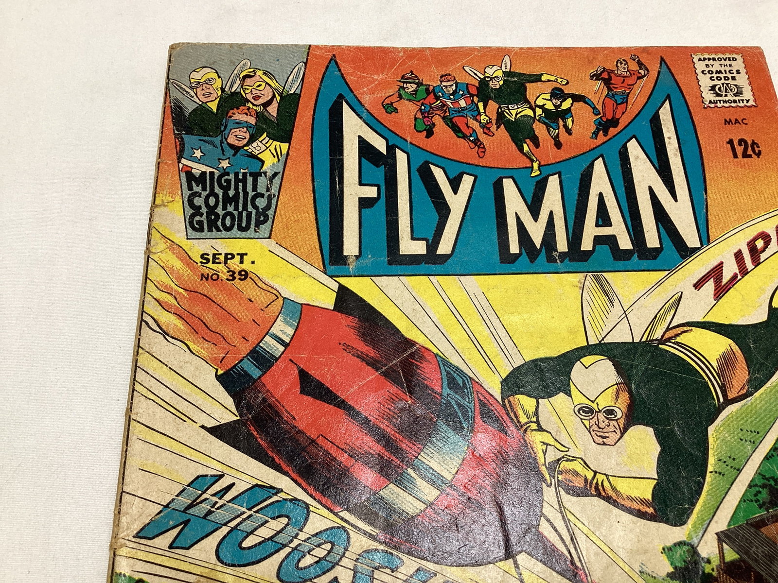 Fly Man 39 Mighty Comics Group Comic Book - 2