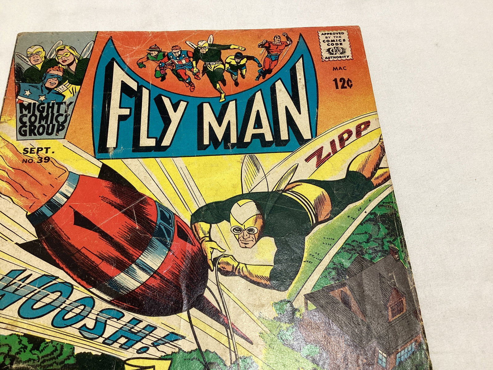 Fly Man 39 Mighty Comics Group Comic Book - 3