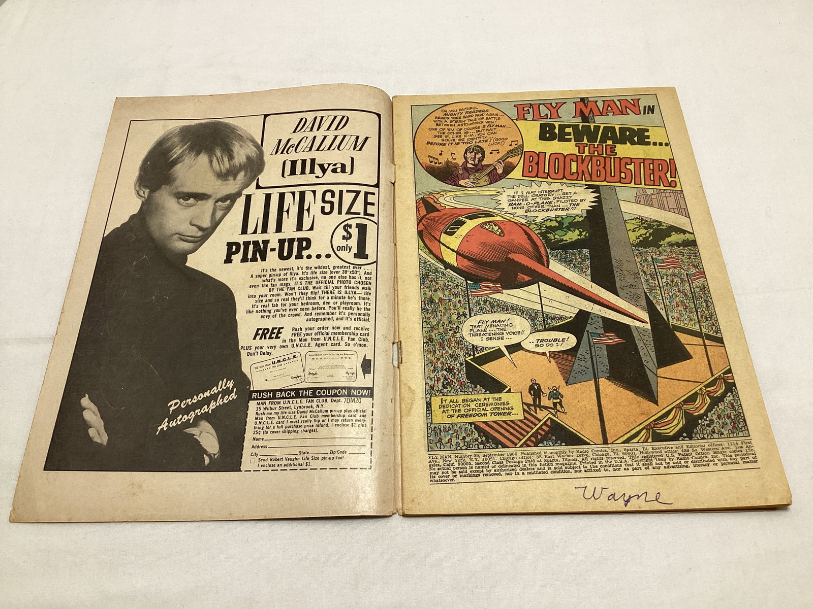 Fly Man 39 Mighty Comics Group Comic Book - 6