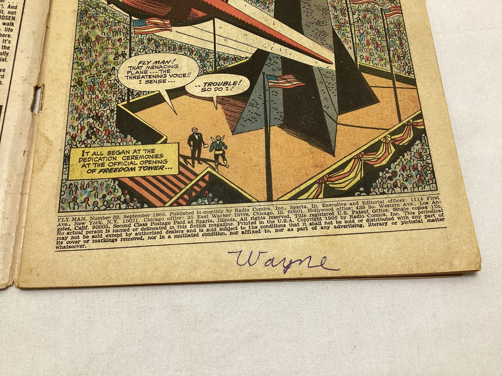 Fly Man 39 Mighty Comics Group Comic Book - 7