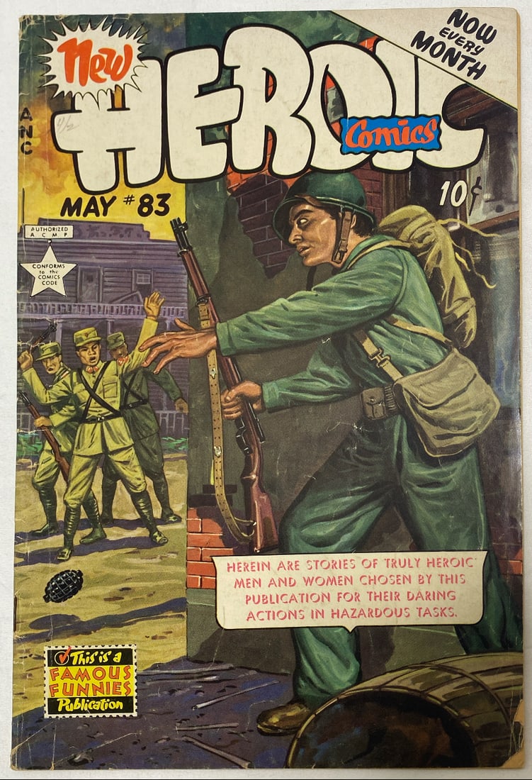 New Heroic Comics 83 Famous Funnies Comic Book: 1953, please preview and see all photos for this lot