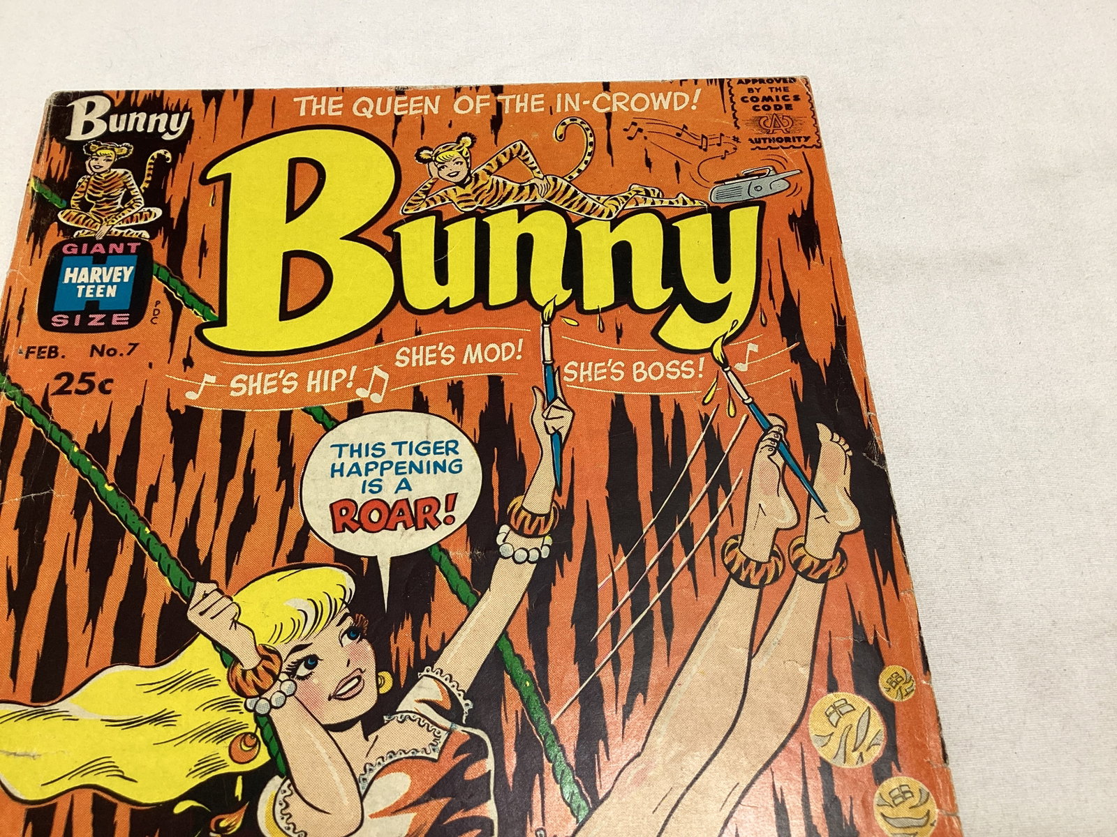 Bunny 7 Harvey Comic Book - 3