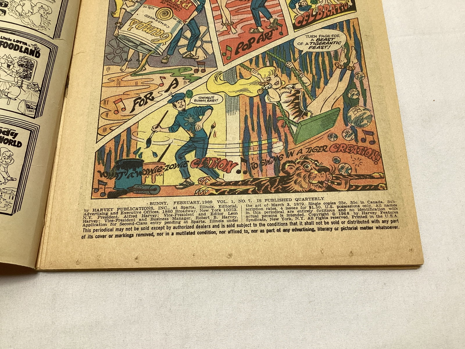 Bunny 7 Harvey Comic Book - 7