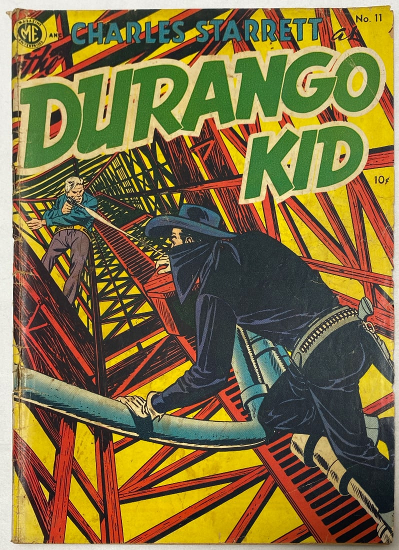 Durango Kid 11 Magazine Enterprises Comic Book: 1951, please preview and see all photos for this lot