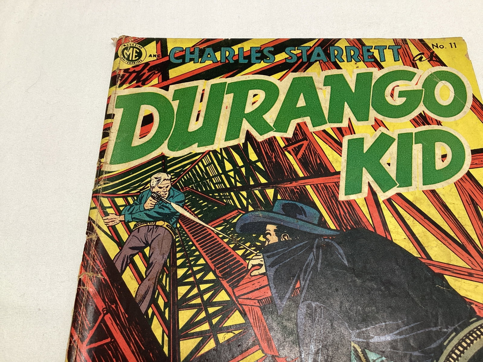 Durango Kid 11 Magazine Enterprises Comic Book - 2