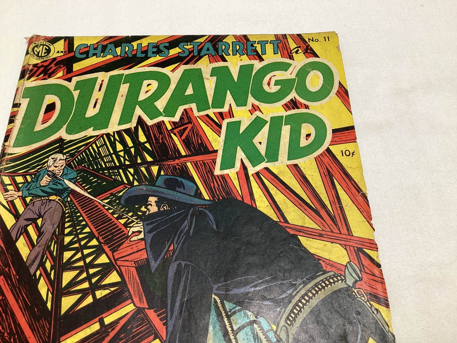 Durango Kid 11 Magazine Enterprises Comic Book - 3