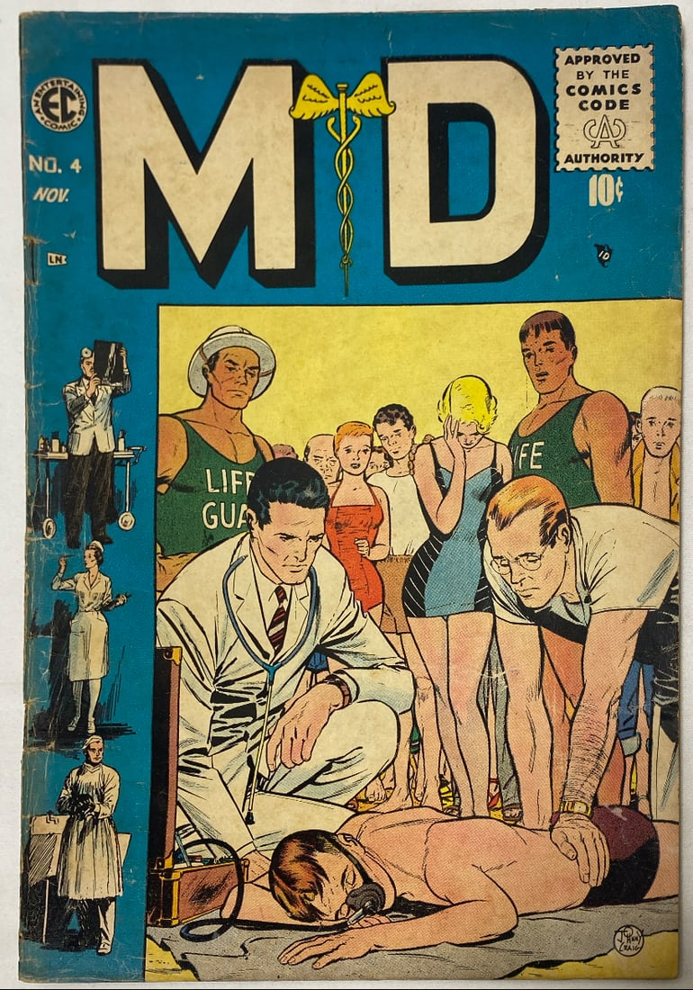 M.D. 4 Entertainment Comic Book: 1955, please preview and see all photos for this lot