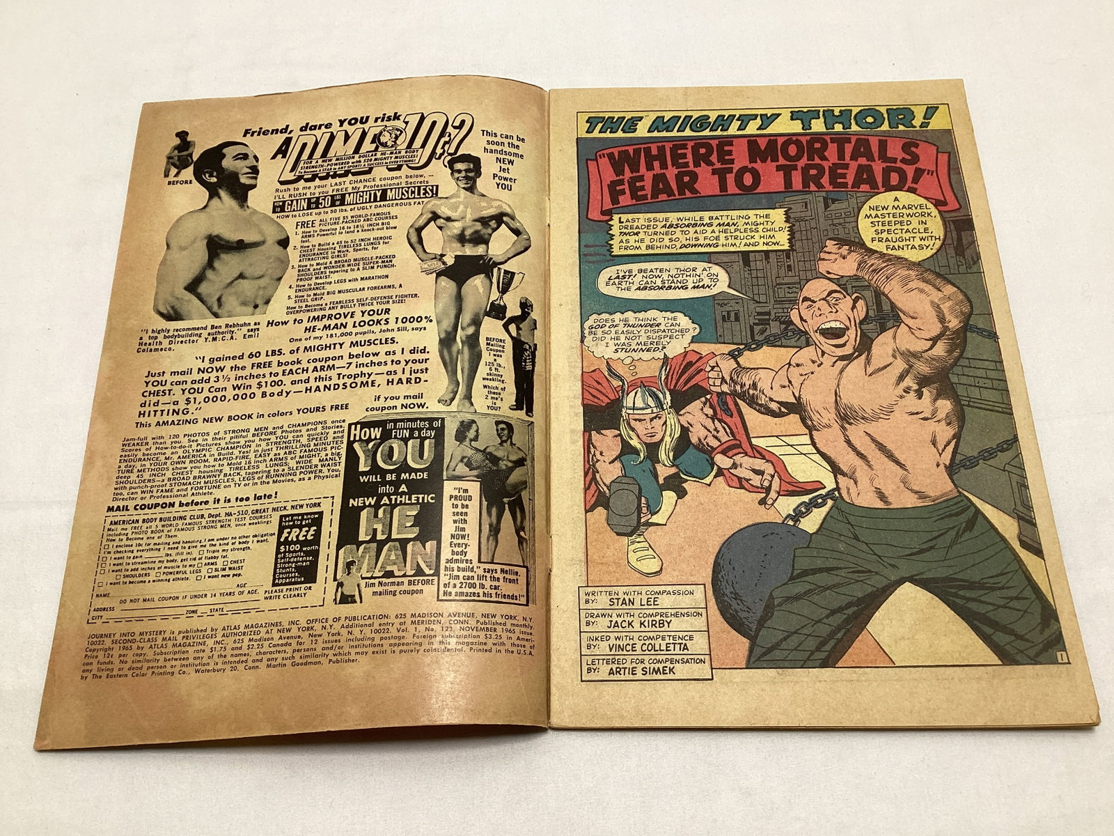 The Mighty Thor 122 Marvel Comic Book - 6