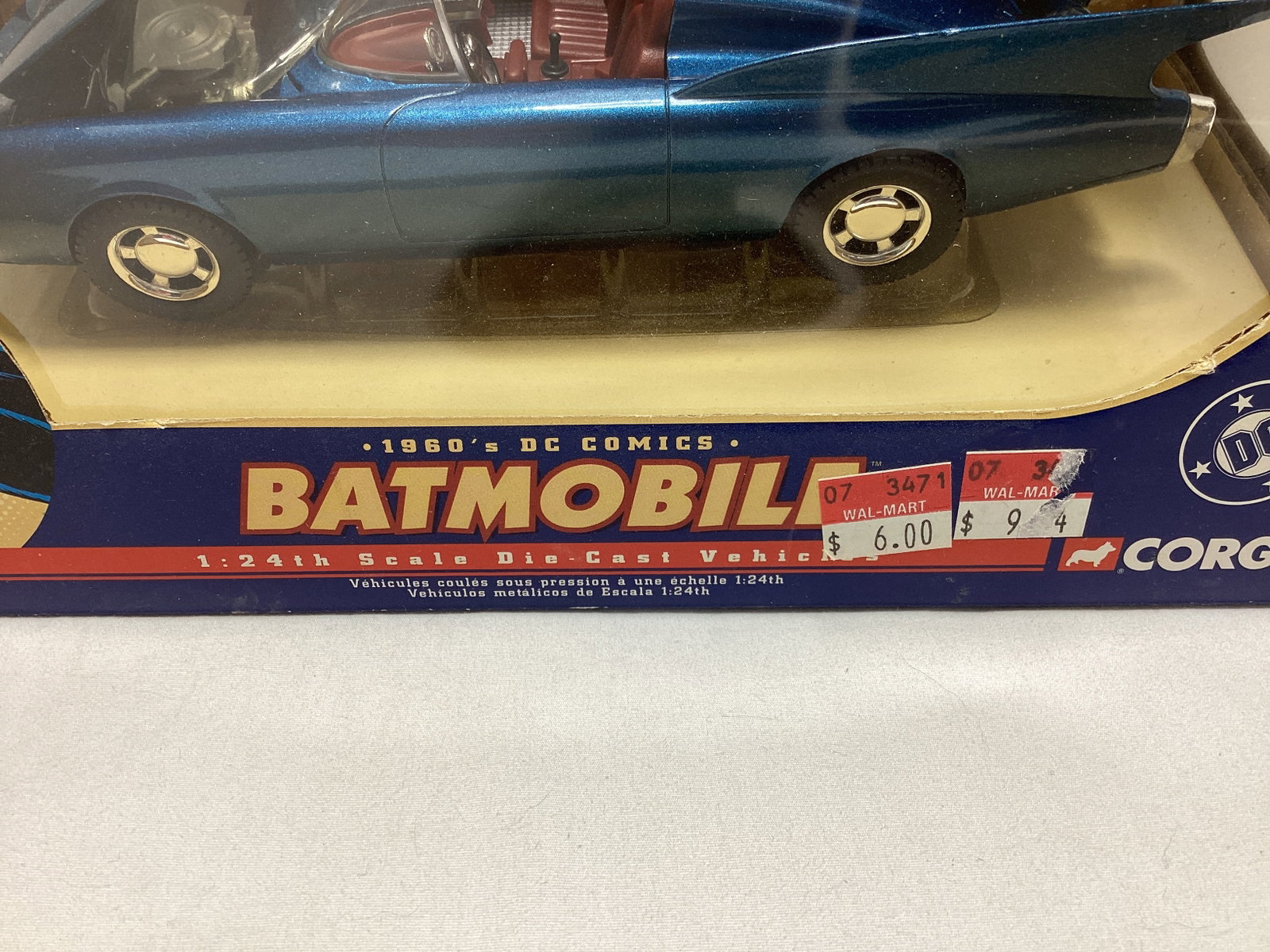 Corgi DC 1960's Comics Batman Batmobile 1:24 Scale Diecast - 2