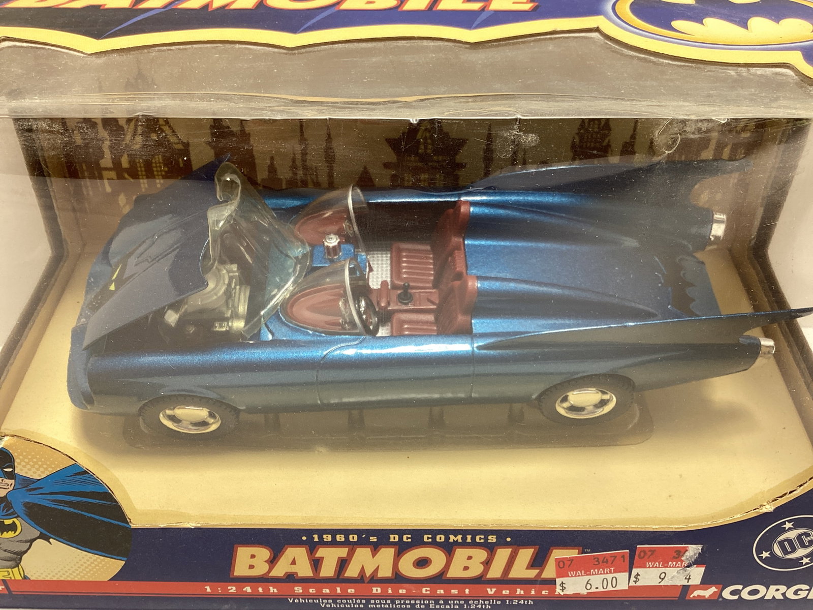 Corgi DC 1960's Comics Batman Batmobile 1:24 Scale Diecast - 3