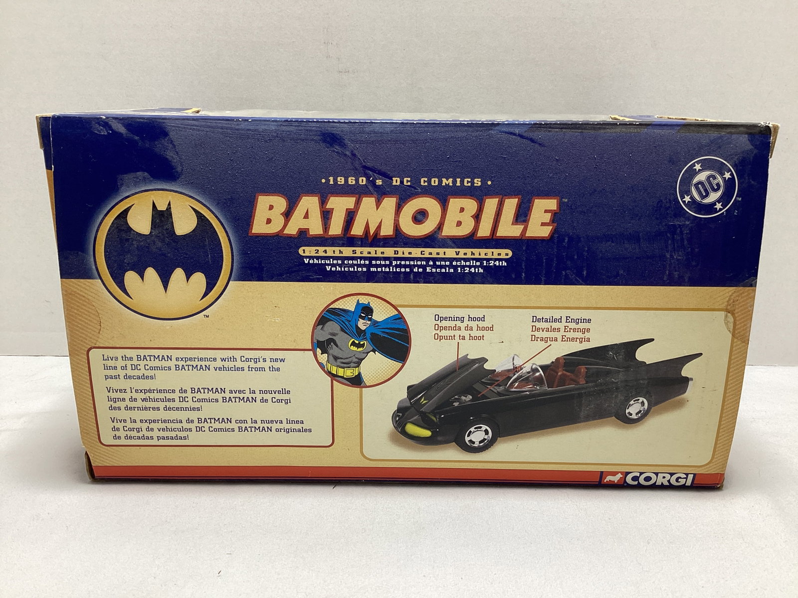 Corgi DC 1960's Comics Batman Batmobile 1:24 Scale Diecast - 4