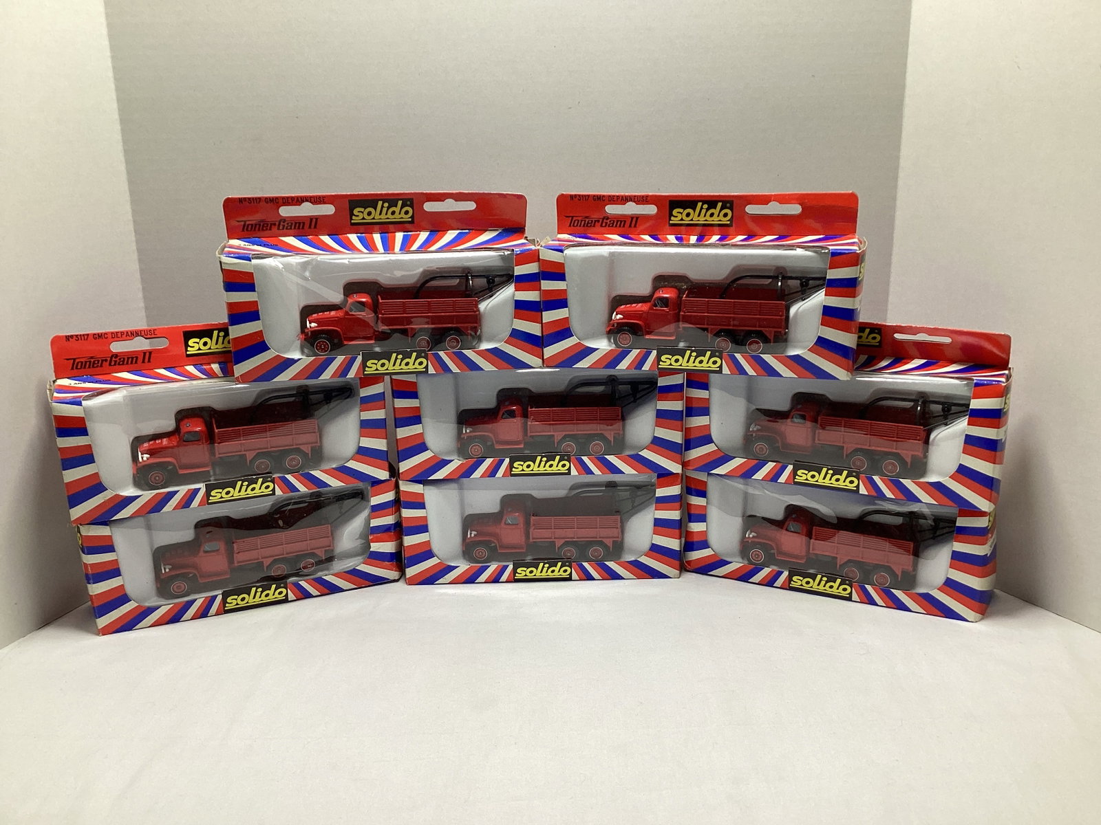 Eight Solido GMC Depanneuse Toner Gam II Diecasts: .