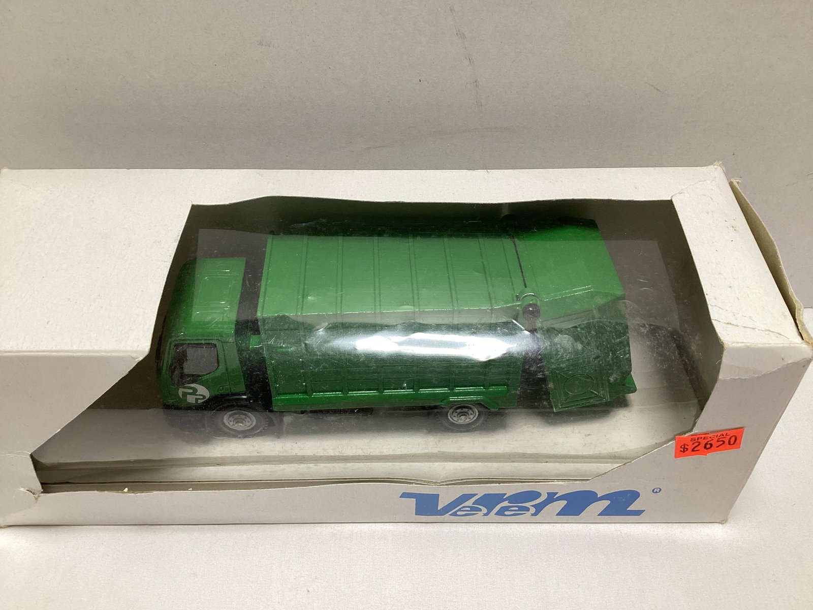 Two Verem Renault Garbage Truck Diecasts - 2