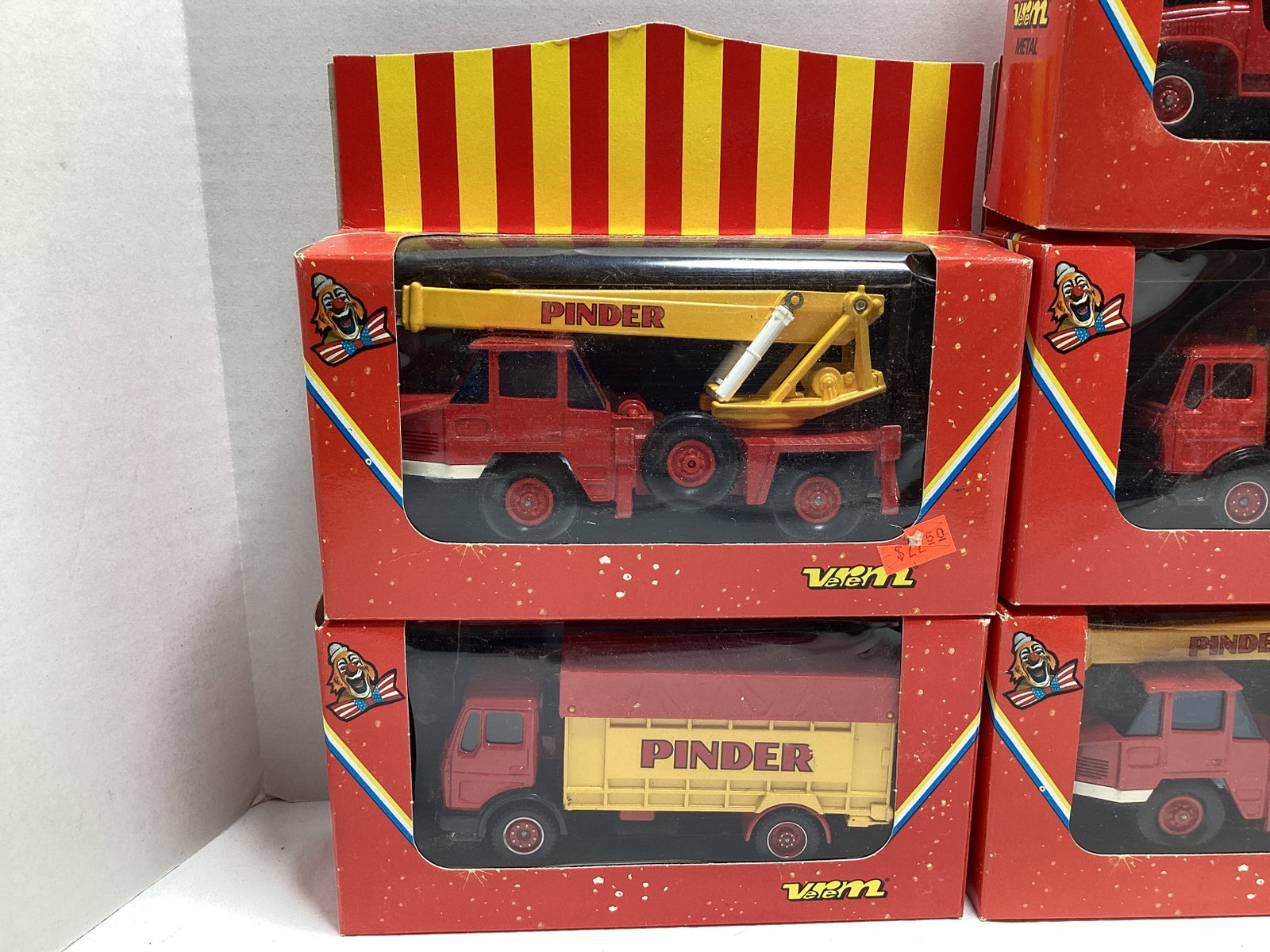 Seven Verem Diecast Models - 2