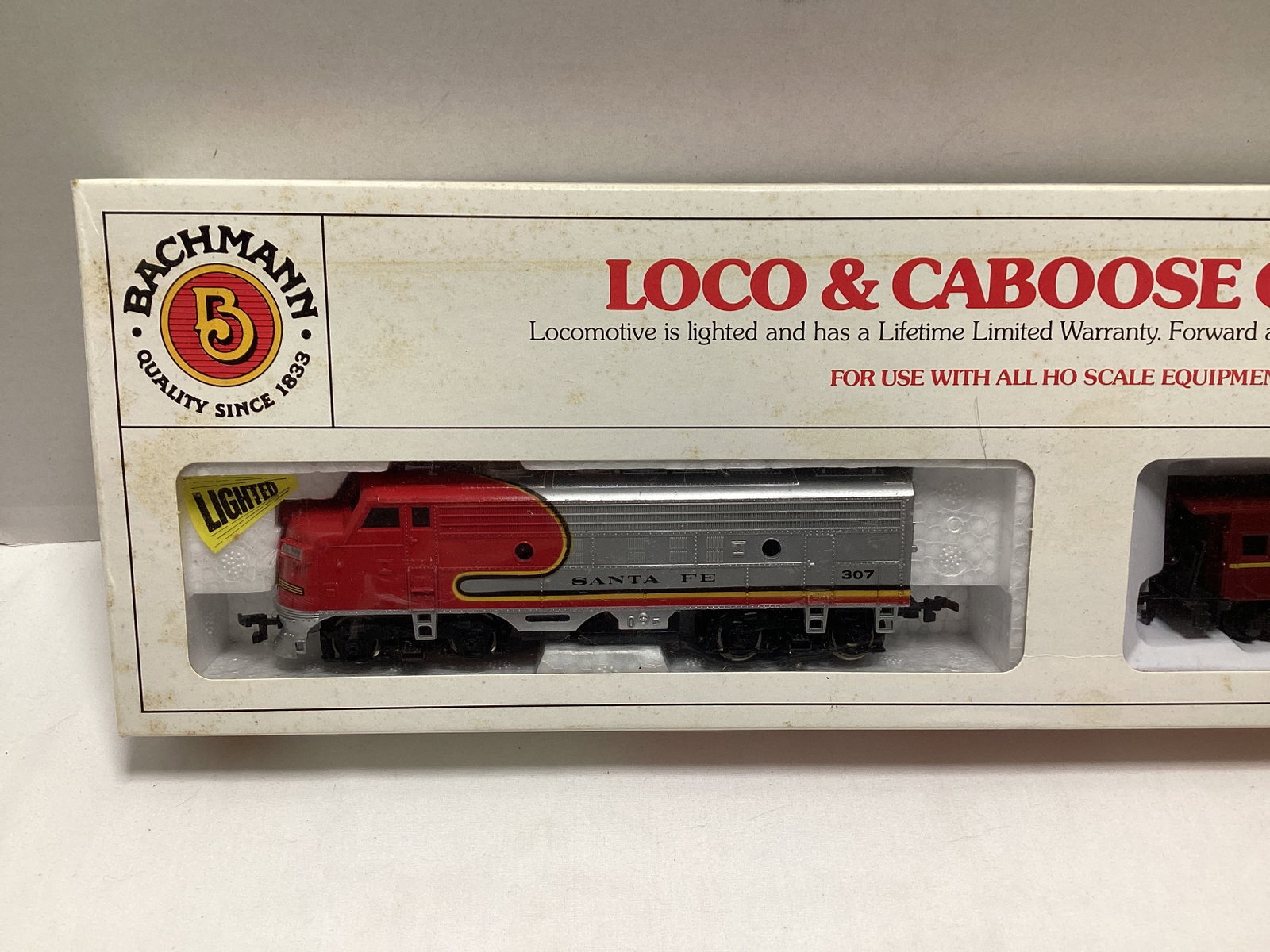 Bachmann HO Scale Locomotive and Caboose - 2