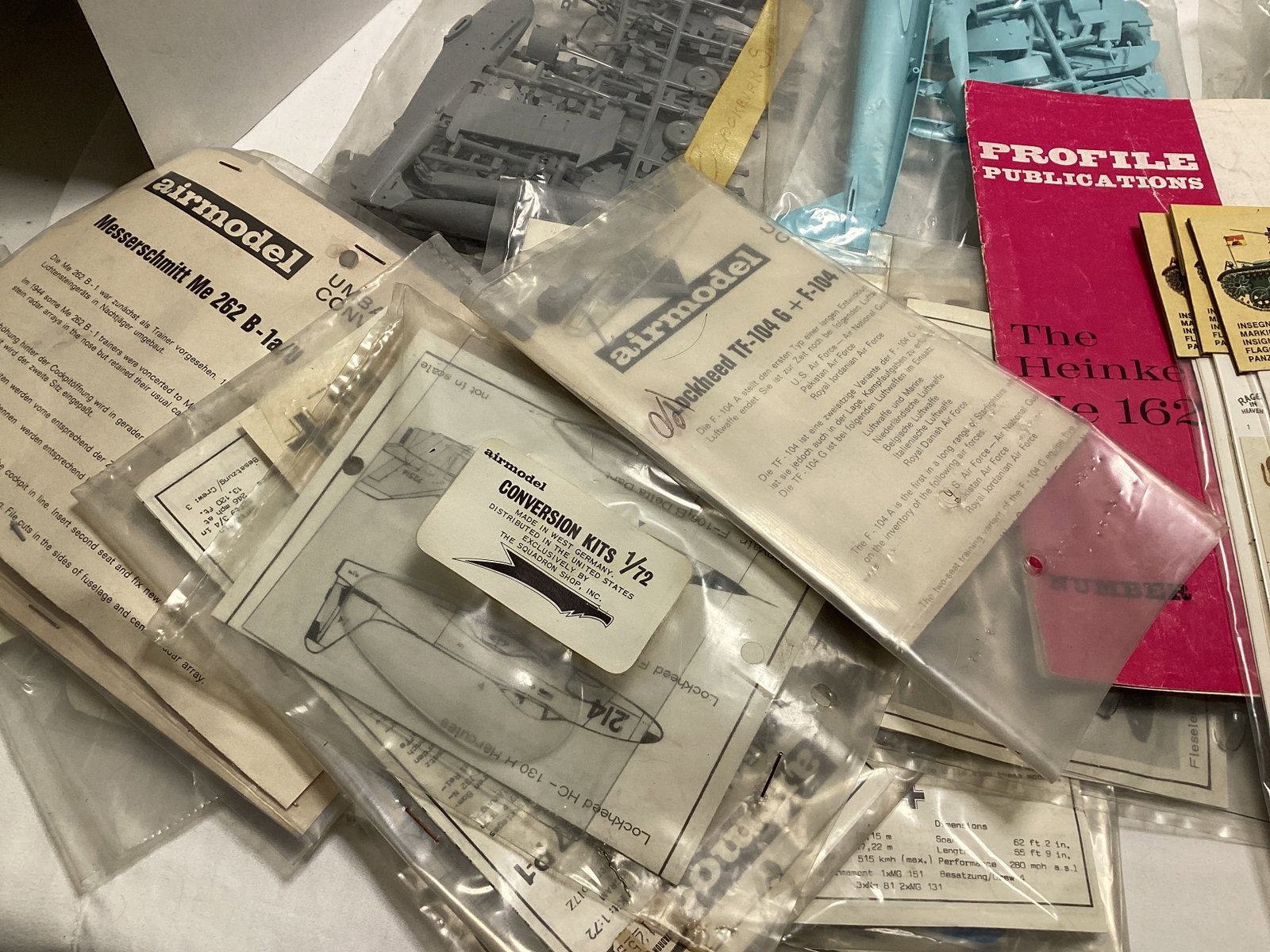 Model Airplanes and Decals - 3