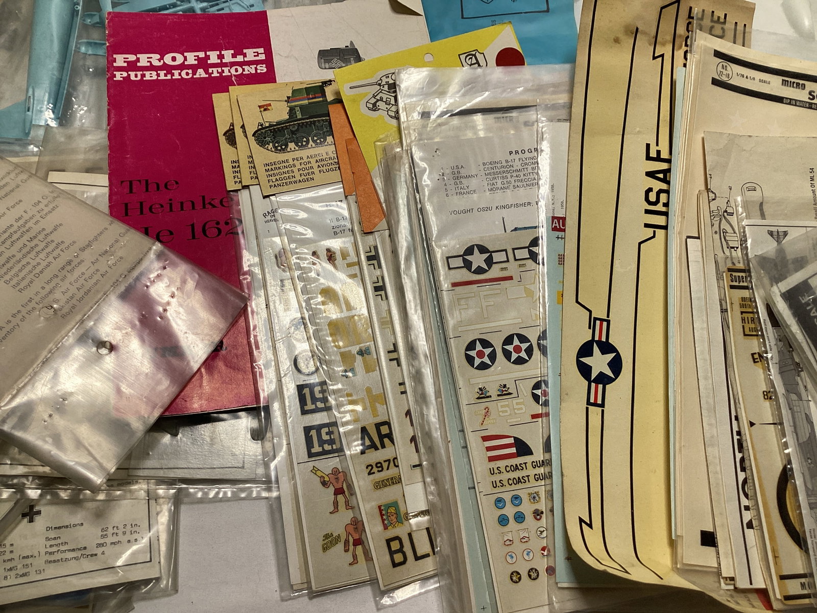Model Airplanes and Decals - 6