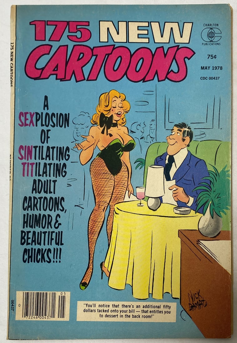175 New Cartoons 80 Charlton Comic Book: 1978, please preview and see all photos for this lot