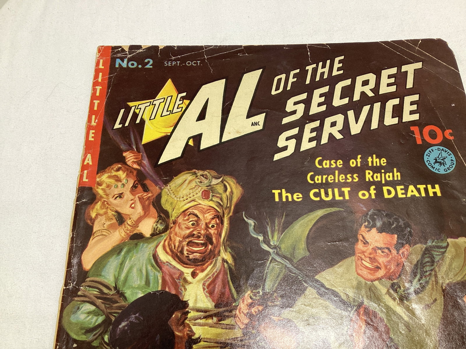Little Al of the Secret Service 2 Ziff Davis Comic Book - 2