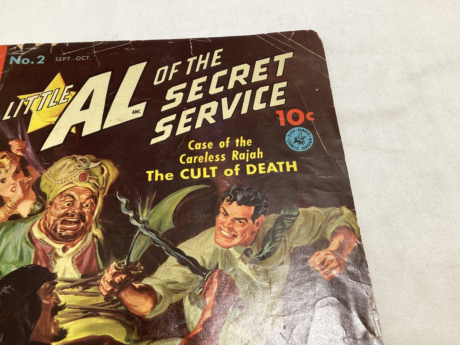 Little Al of the Secret Service 2 Ziff Davis Comic Book - 3