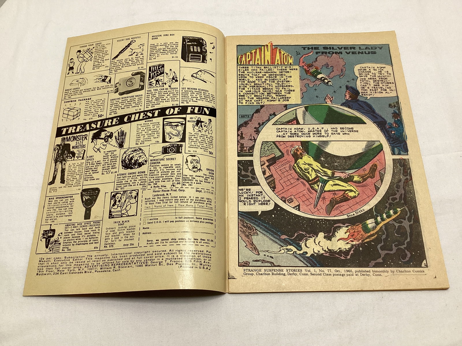 Captain Atom 77 Charlton Comic Book - 6