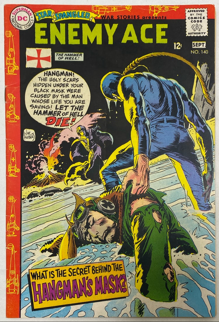 Star Spangled War Stories 140 Enemy Ace DC Comic Book: 1968, please preview and see all photos for this lot