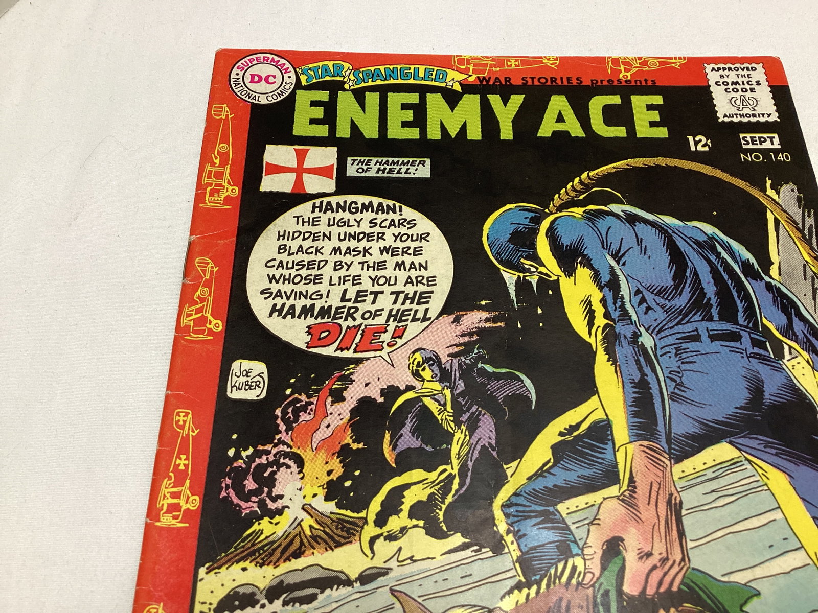 Star Spangled War Stories 140 Enemy Ace DC Comic Book - 2