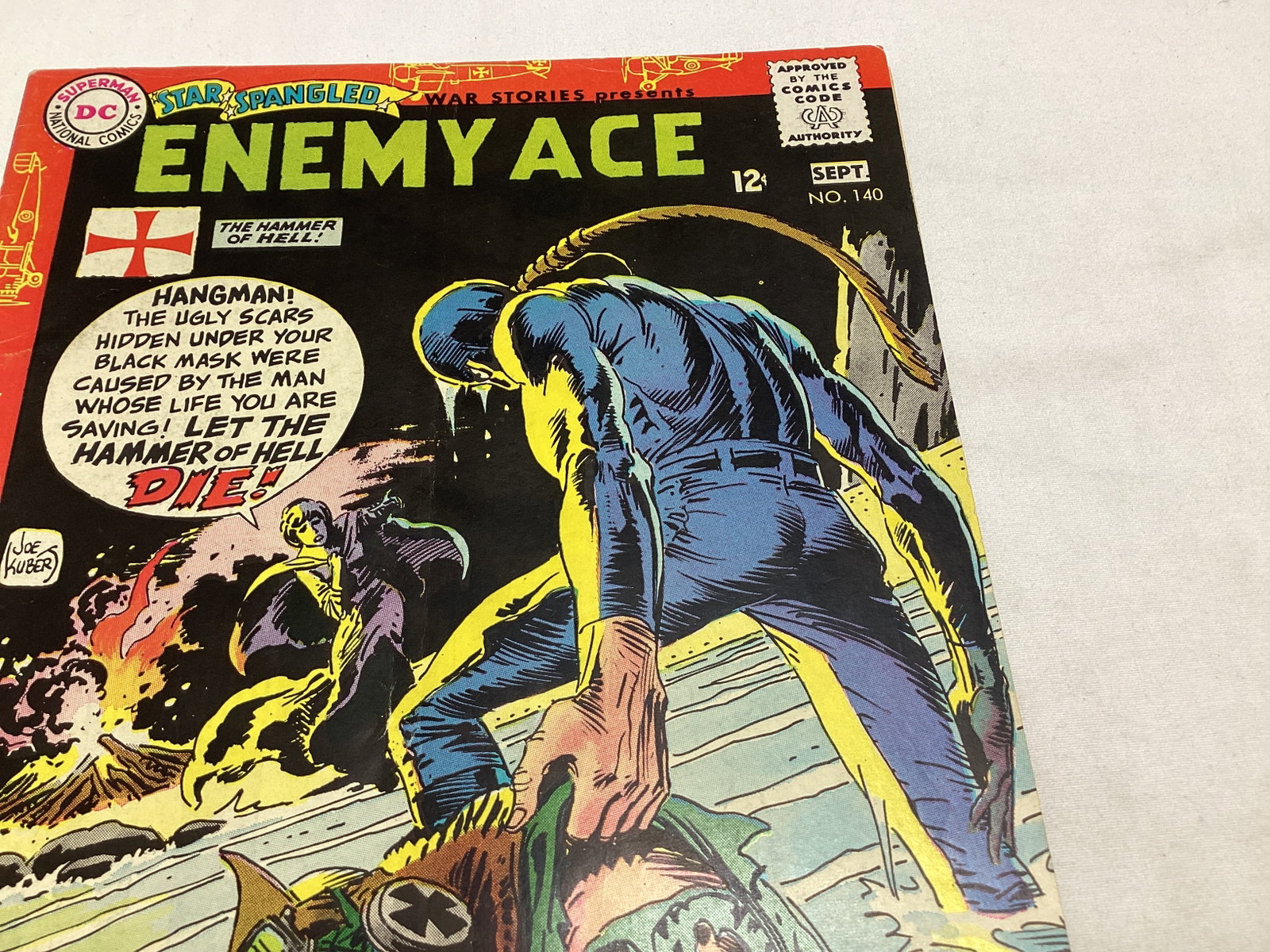 Star Spangled War Stories 140 Enemy Ace DC Comic Book - 3