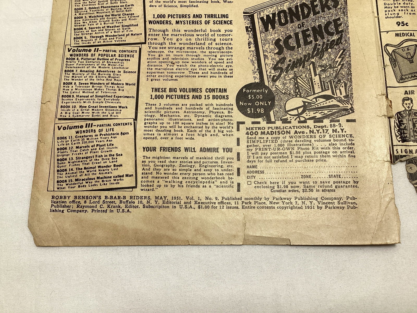 Bobby Benson's B-Bar-B Riders 9 Comic Book - 7