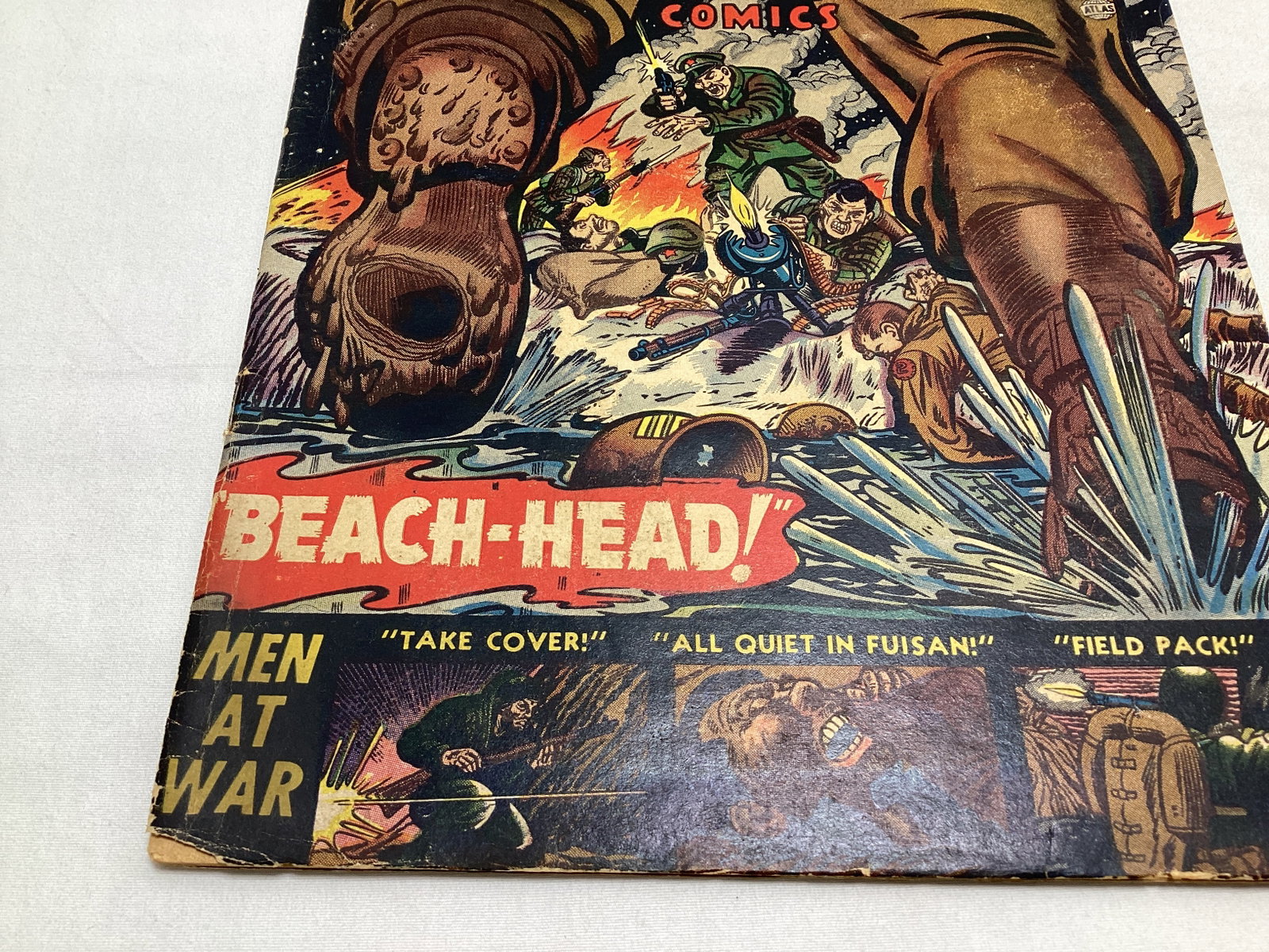 Man Comics 13 Atlas War Comic Book - 4