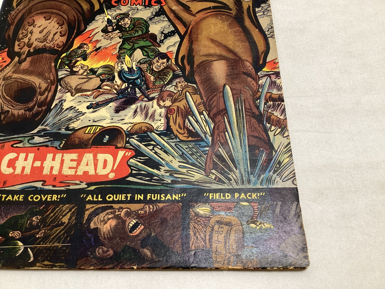 Man Comics 13 Atlas War Comic Book - 5