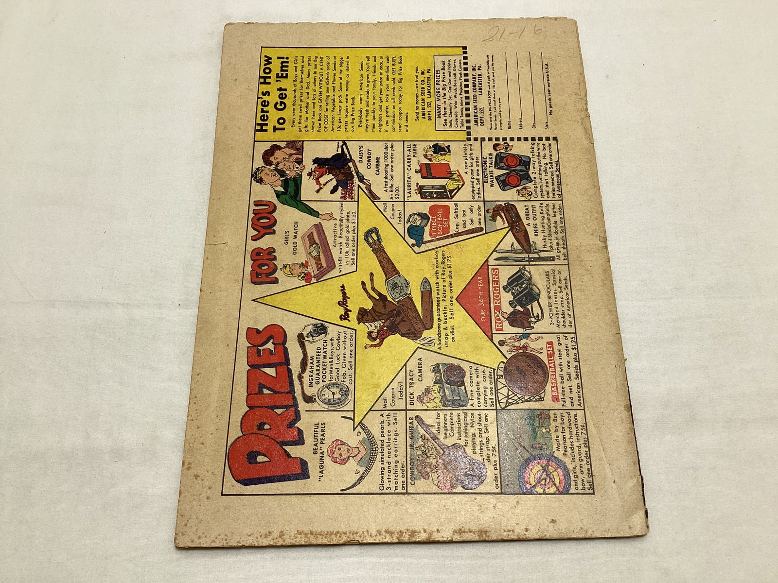 Man Comics 13 Atlas War Comic Book - 8