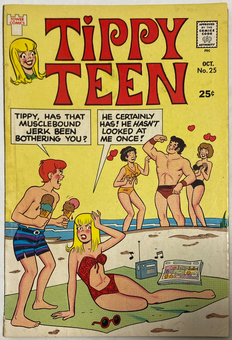 Tippy Teen 25 Tower Comic Book: please preview and see all photos for this lot