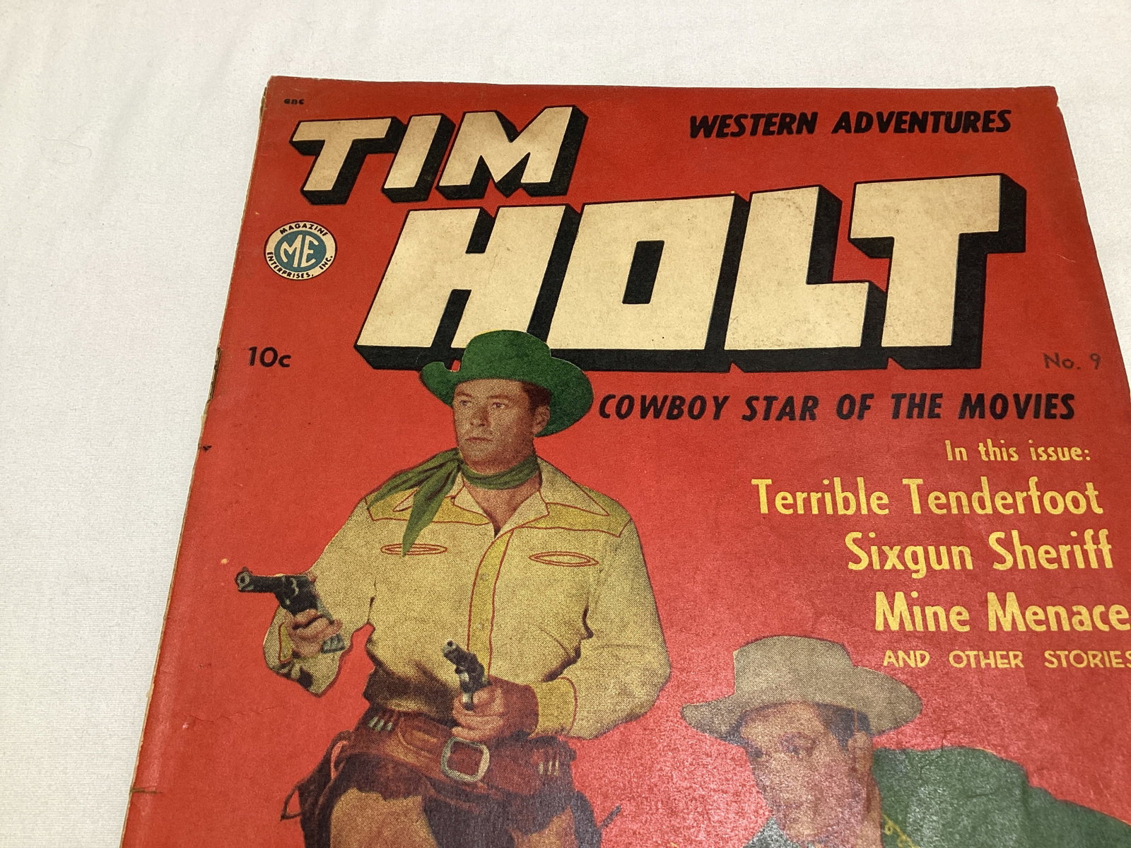 Tim Holt 9 Magazine Enterprises Comic Book - 2