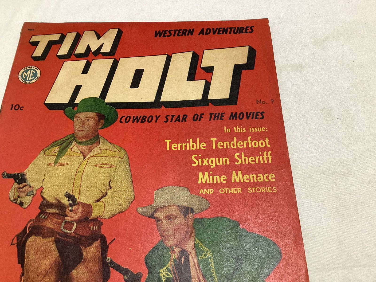 Tim Holt 9 Magazine Enterprises Comic Book - 3