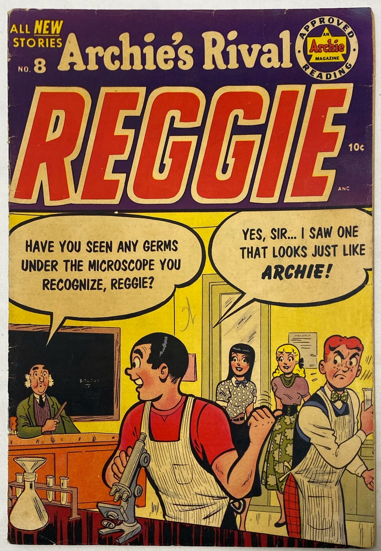 Arhie's Rival Reggie 8 Comic Book: please preview and see all photos for this lot