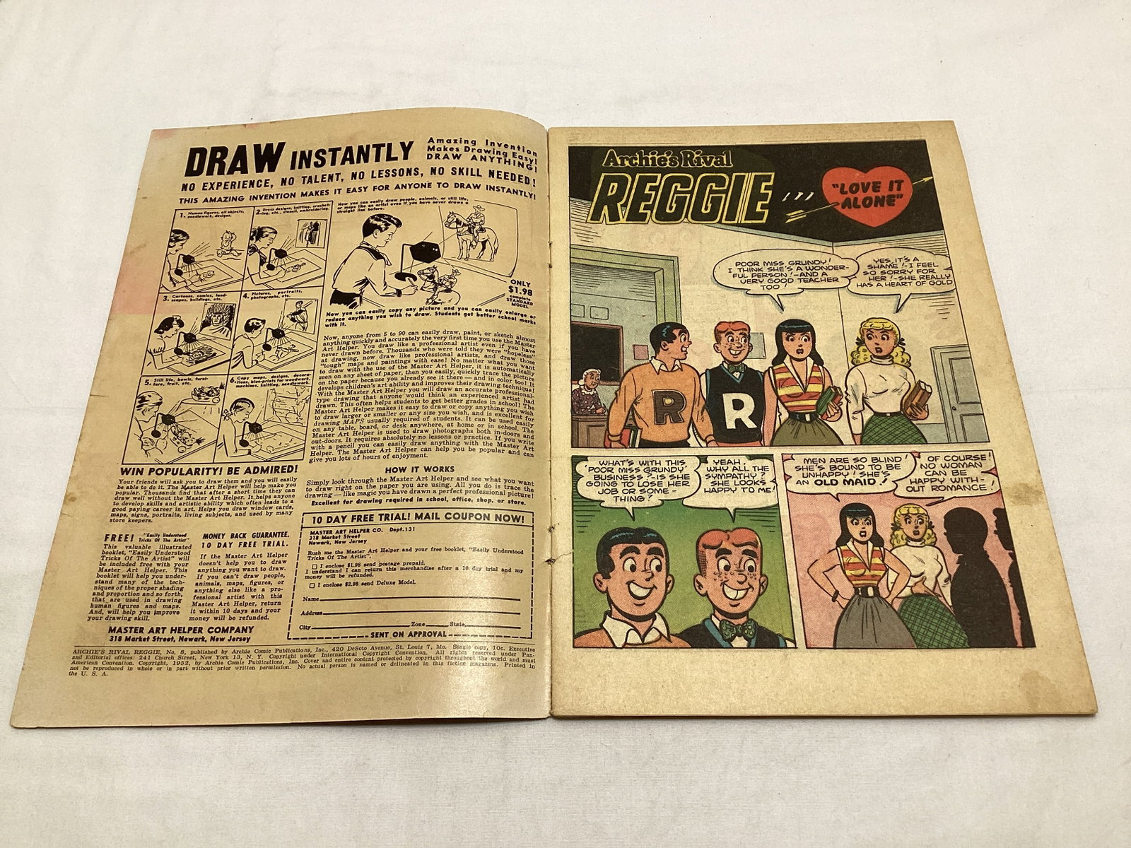 Arhie's Rival Reggie 8 Comic Book - 6