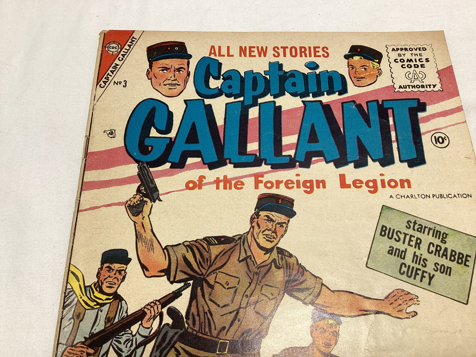 Captain Gallant of the Foreign Legion 3 Charlton Comic Book - 2