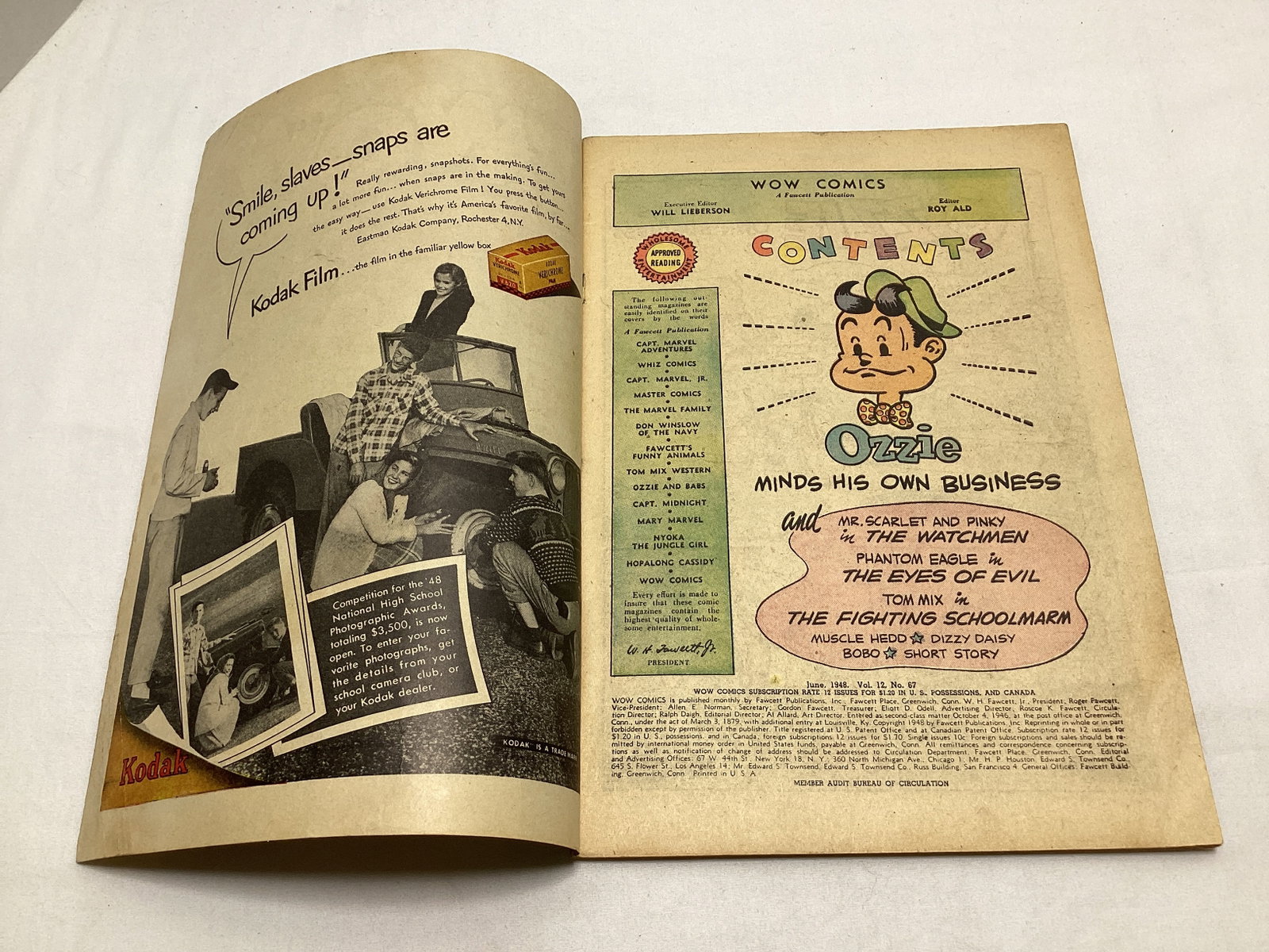Wow Comics 67 Fawcett Comic Book - 6