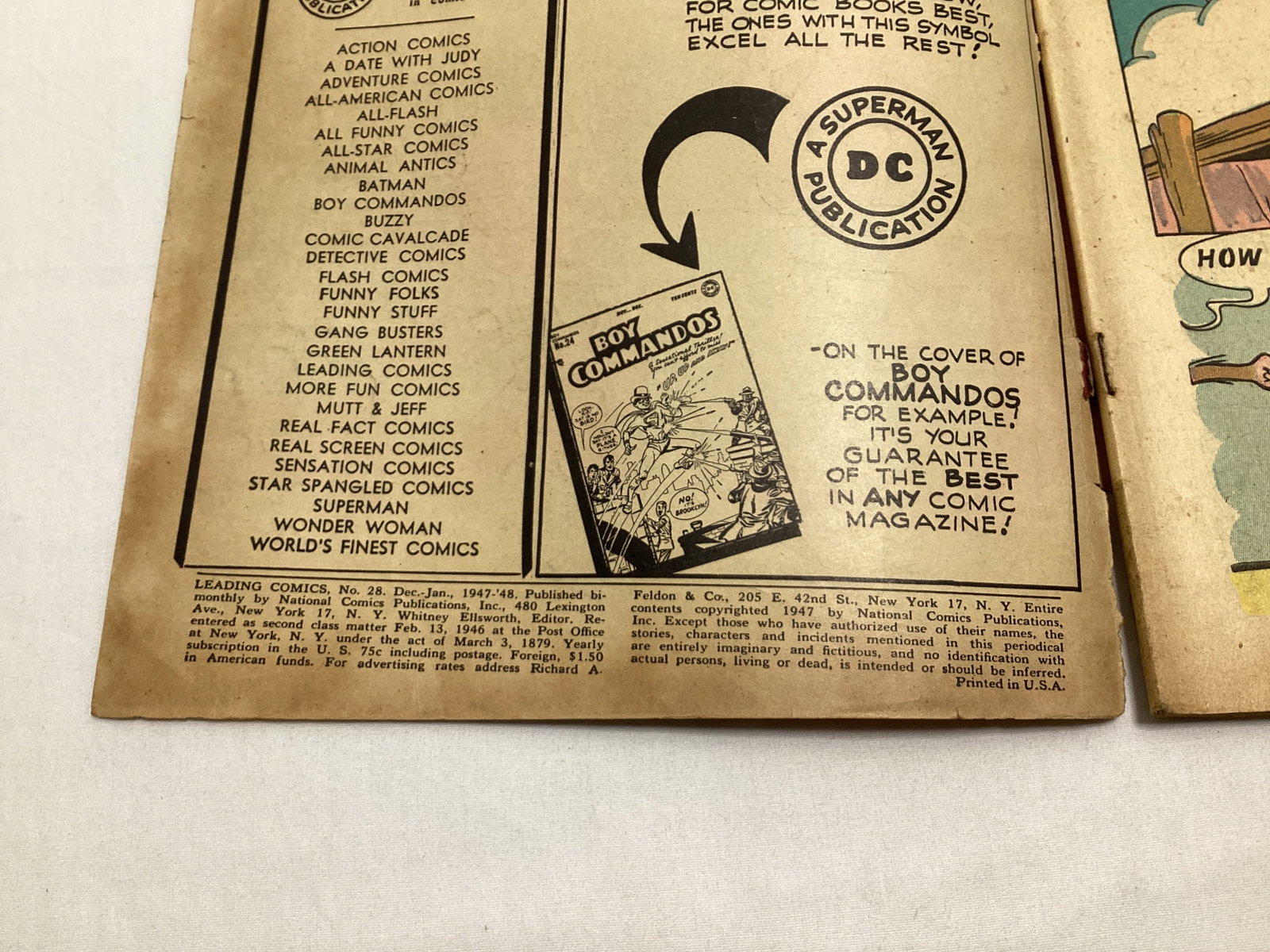 Leading Comics 28 DC Comic Book - 7