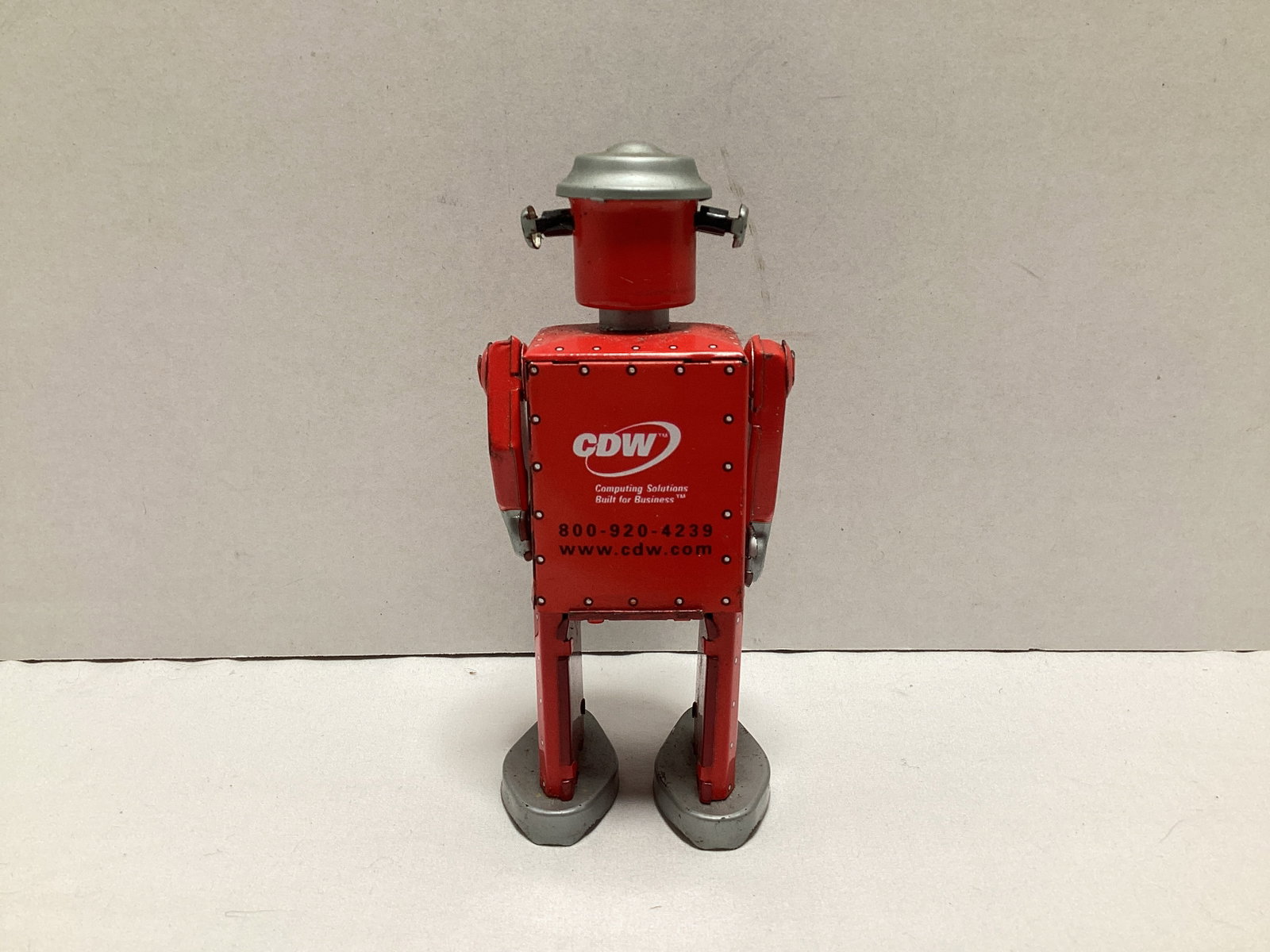 Tin Litho CDW Wind-Up Robot Toy - 2