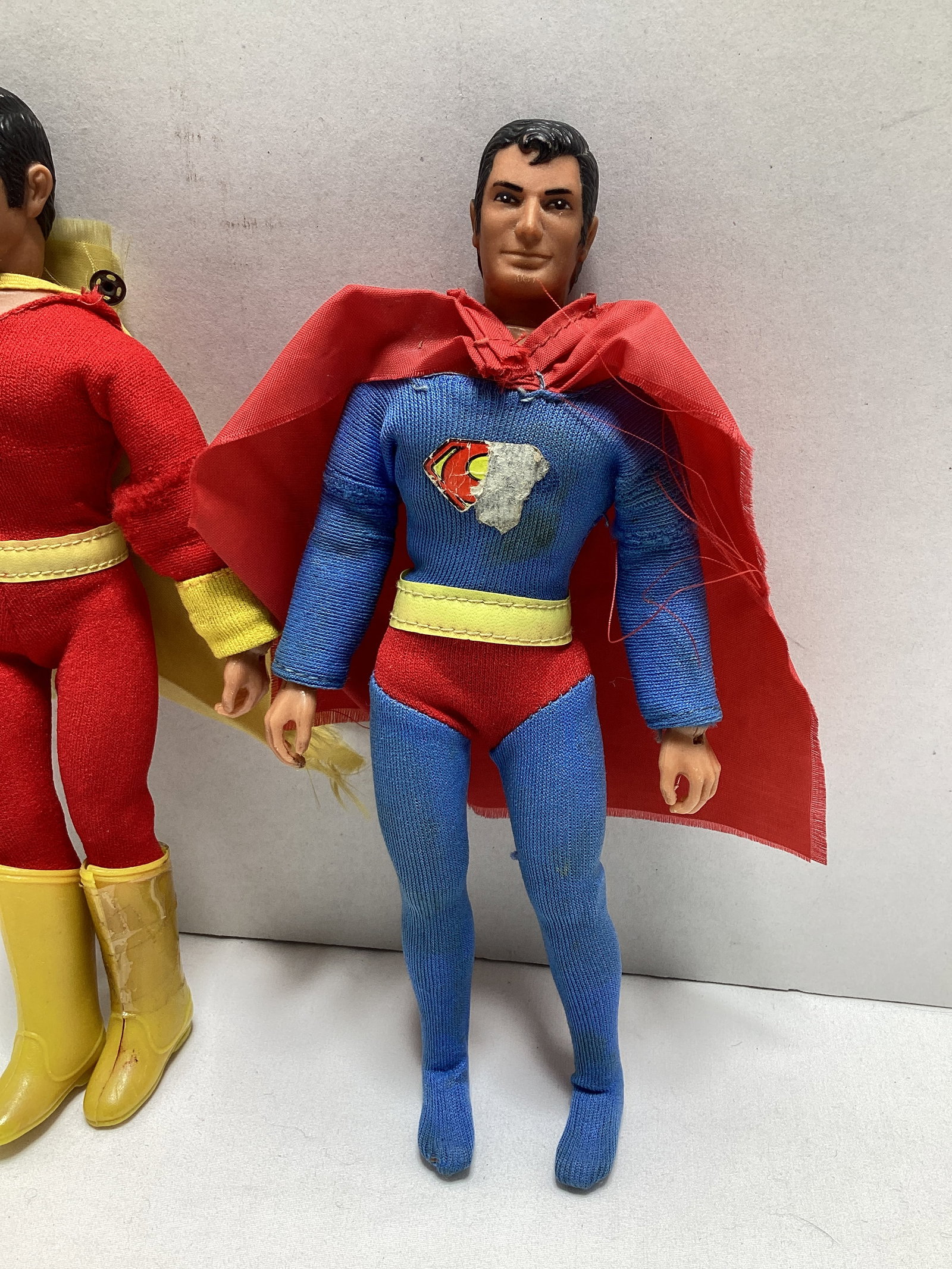 Mego Superman and Shazam Action Figures - 2