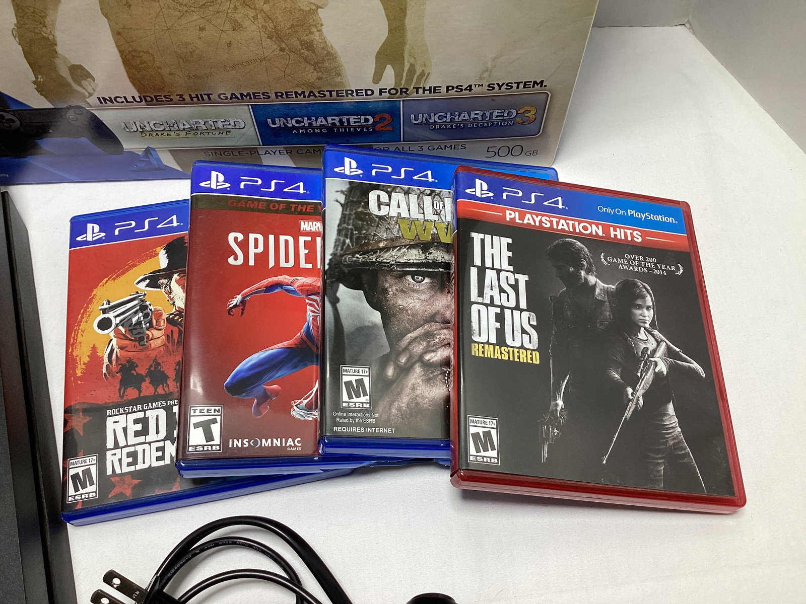 Sony PlayStation 4 Console with Games - 3