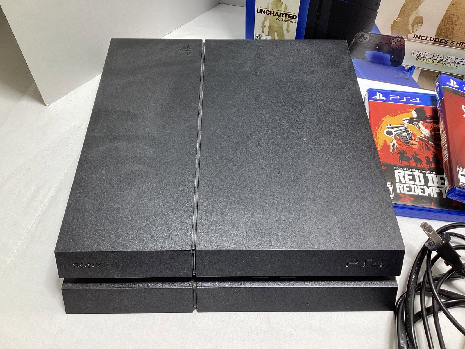 Sony PlayStation 4 Console with Games - 4