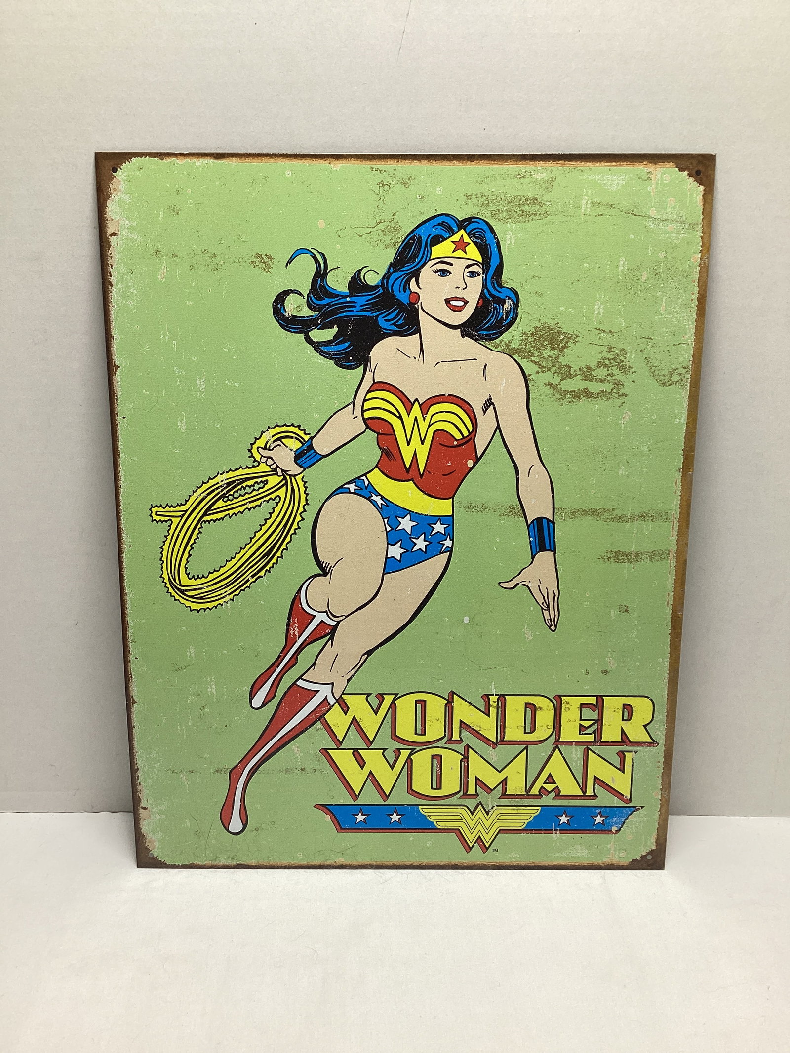 Wonder Woman Metal Sign: 12 1/2" x 16"