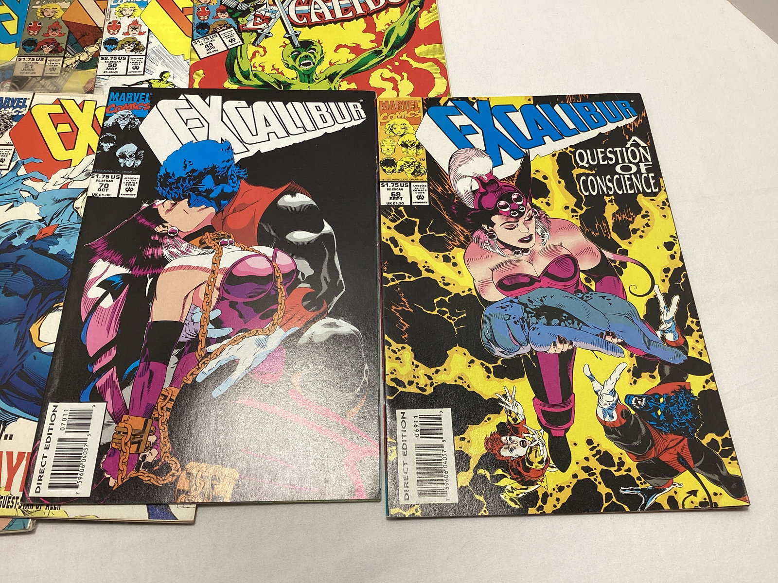 10 Excalibur Marvel Comic Books - 2
