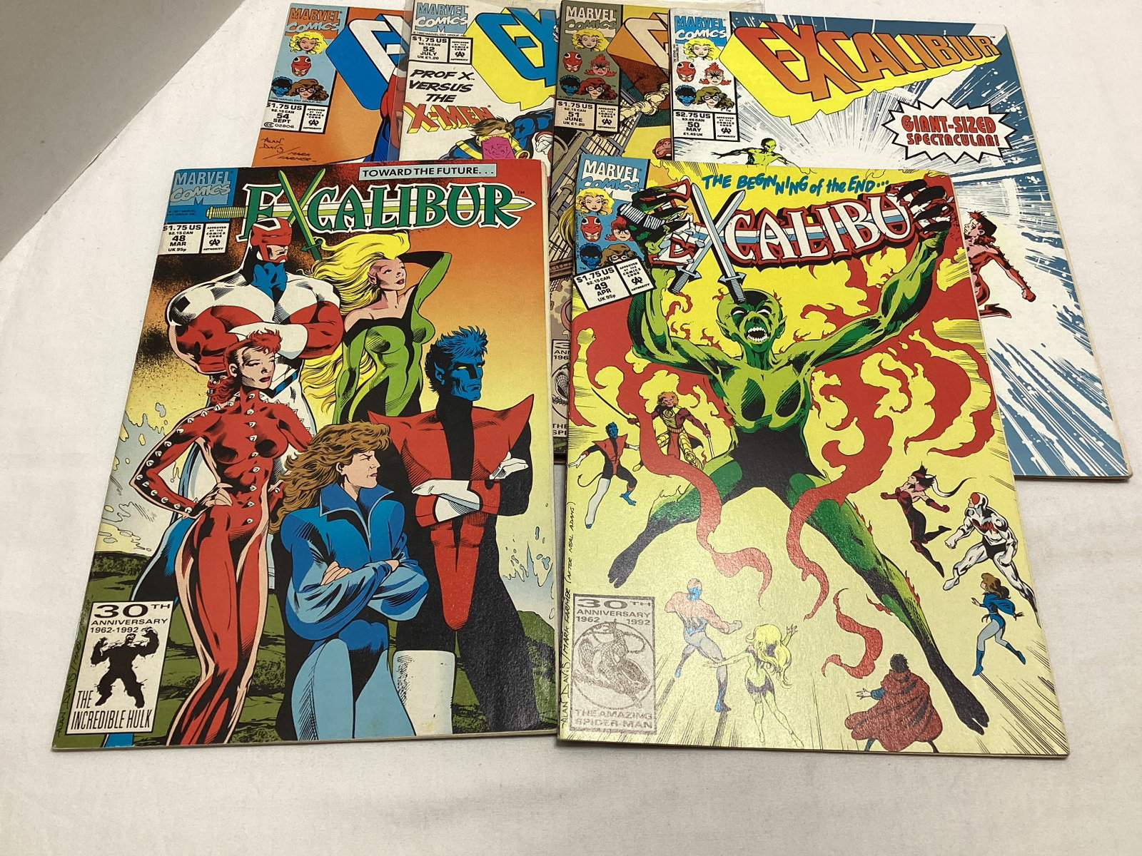 10 Excalibur Marvel Comic Books - 4