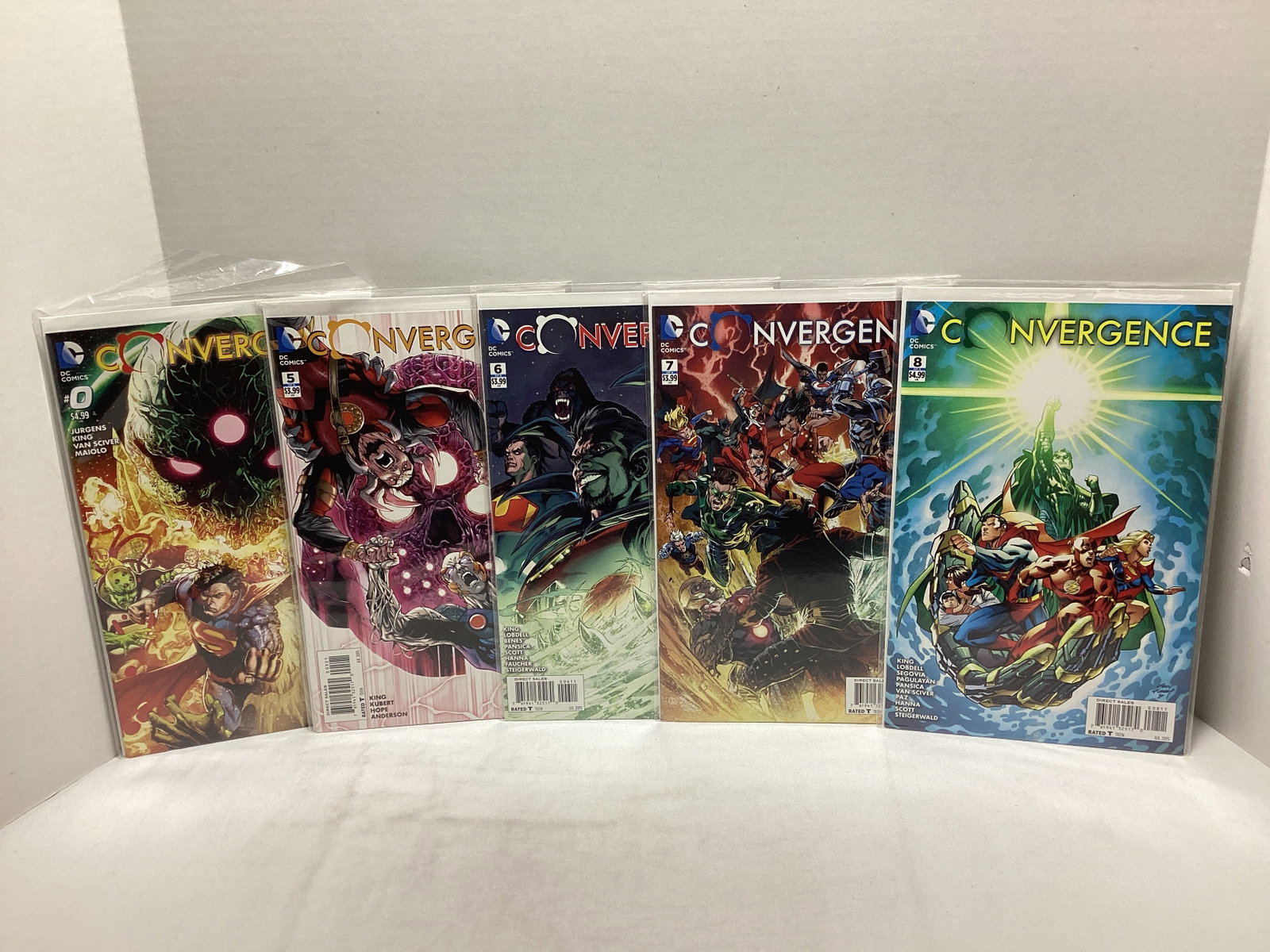 Five Convergence DC Comic Books: .