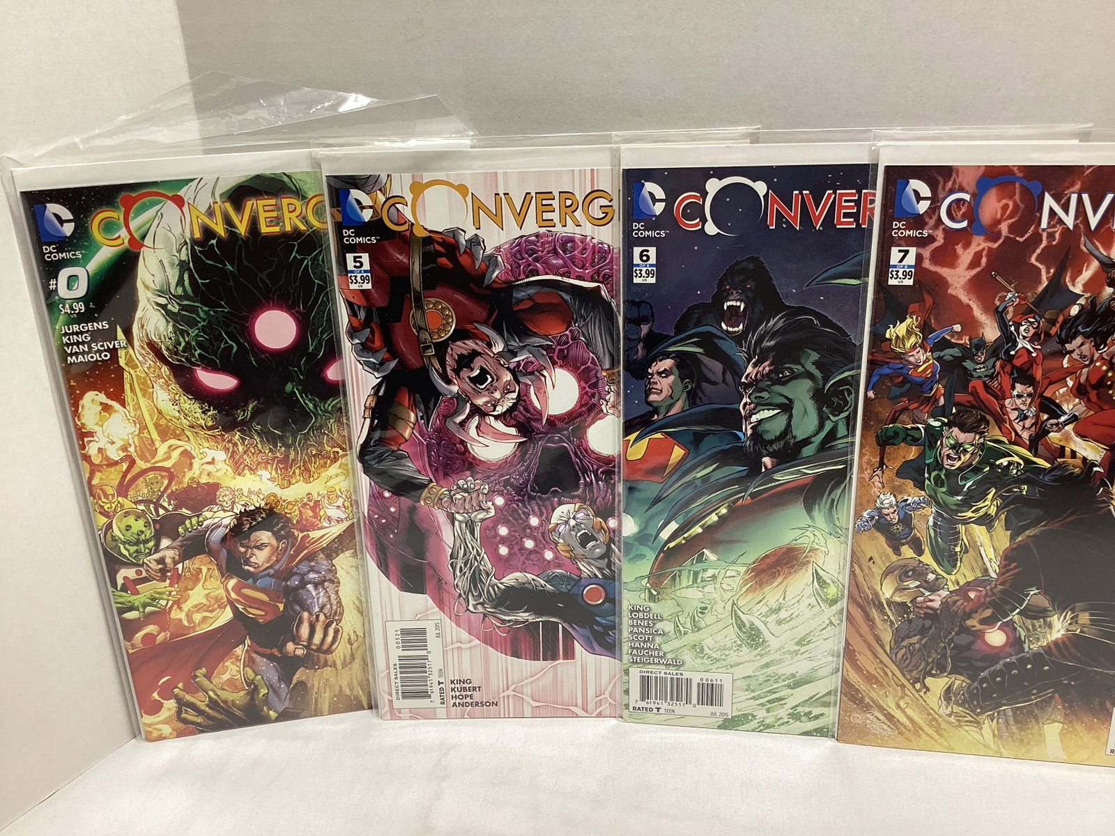 Five Convergence DC Comic Books - 3