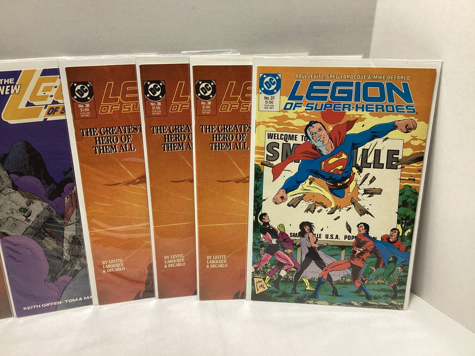 Eight Legion of Superheroes DC Comic Books - 2
